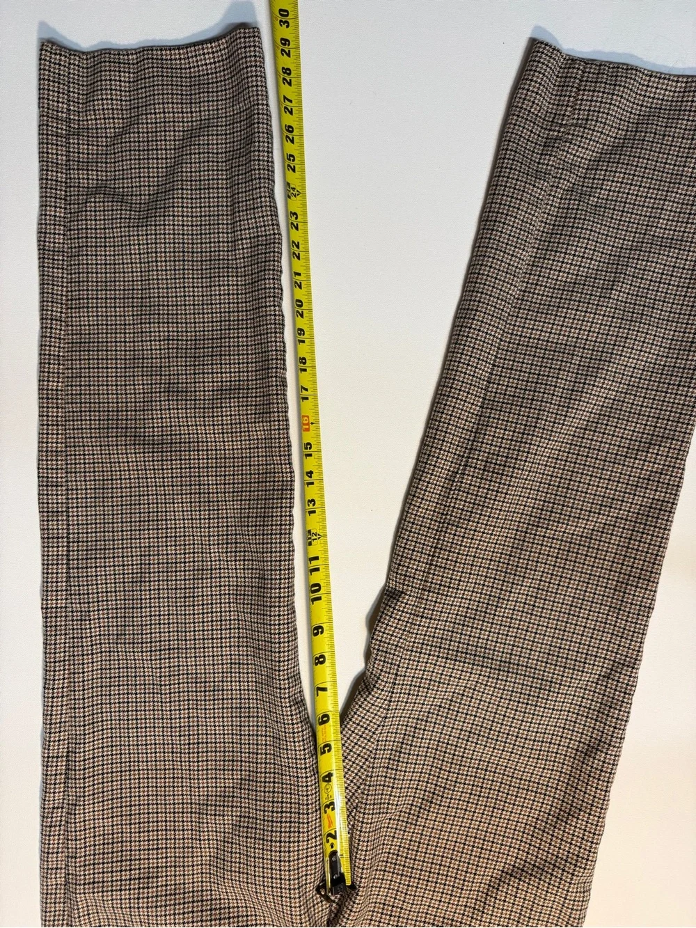 Banana Republic‎ Men’s Tan and Black Micro-Check Chinos